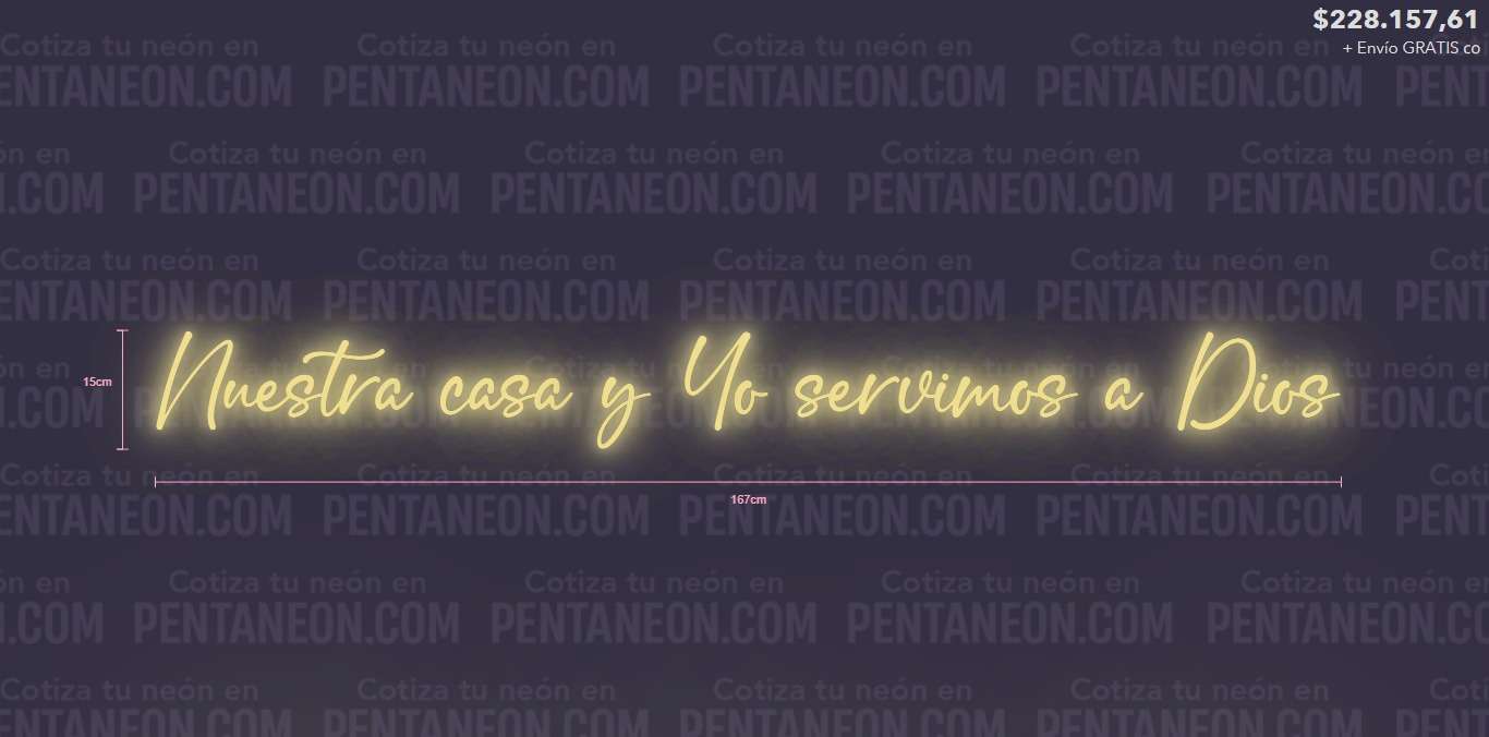 NUESTRA CASA Y DIOS SERVIMOS A DIOS