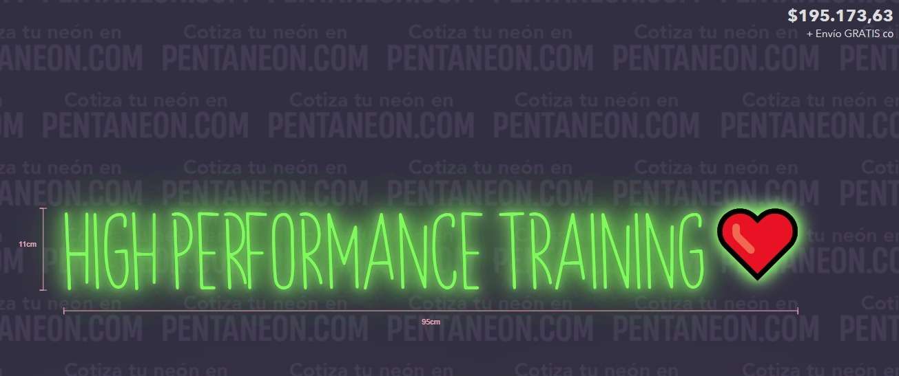 HIGH PERFORMANCE TRAINING
