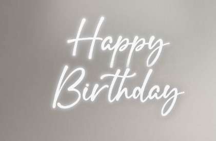 HAPPY BIRTHDAY