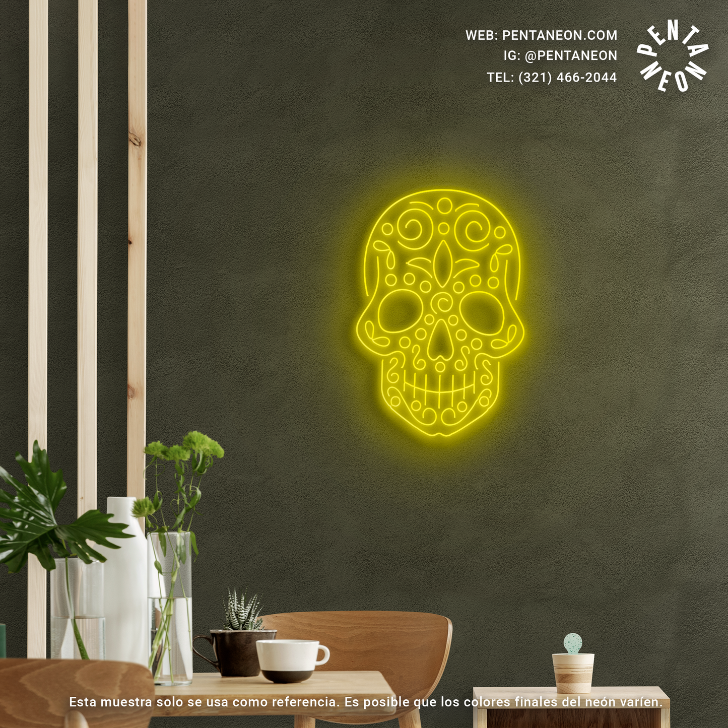 Neón LED Día de muertos