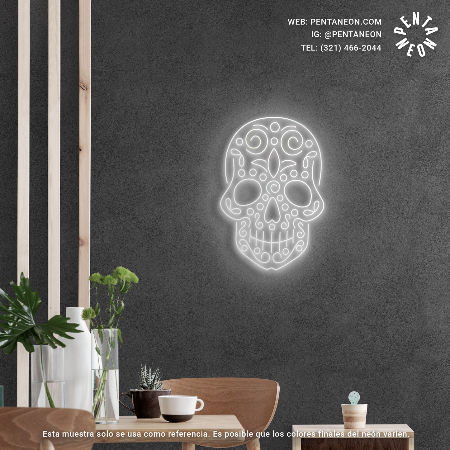 Neón LED Día de muertos