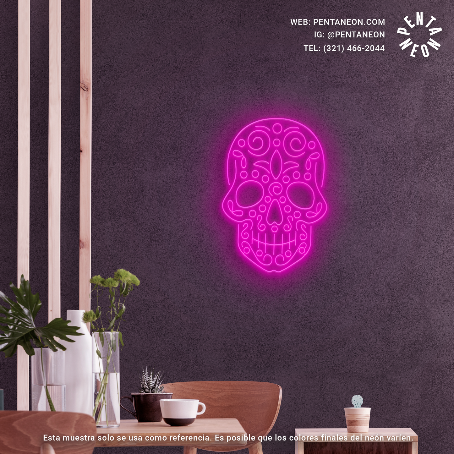 Neón LED Día de muertos