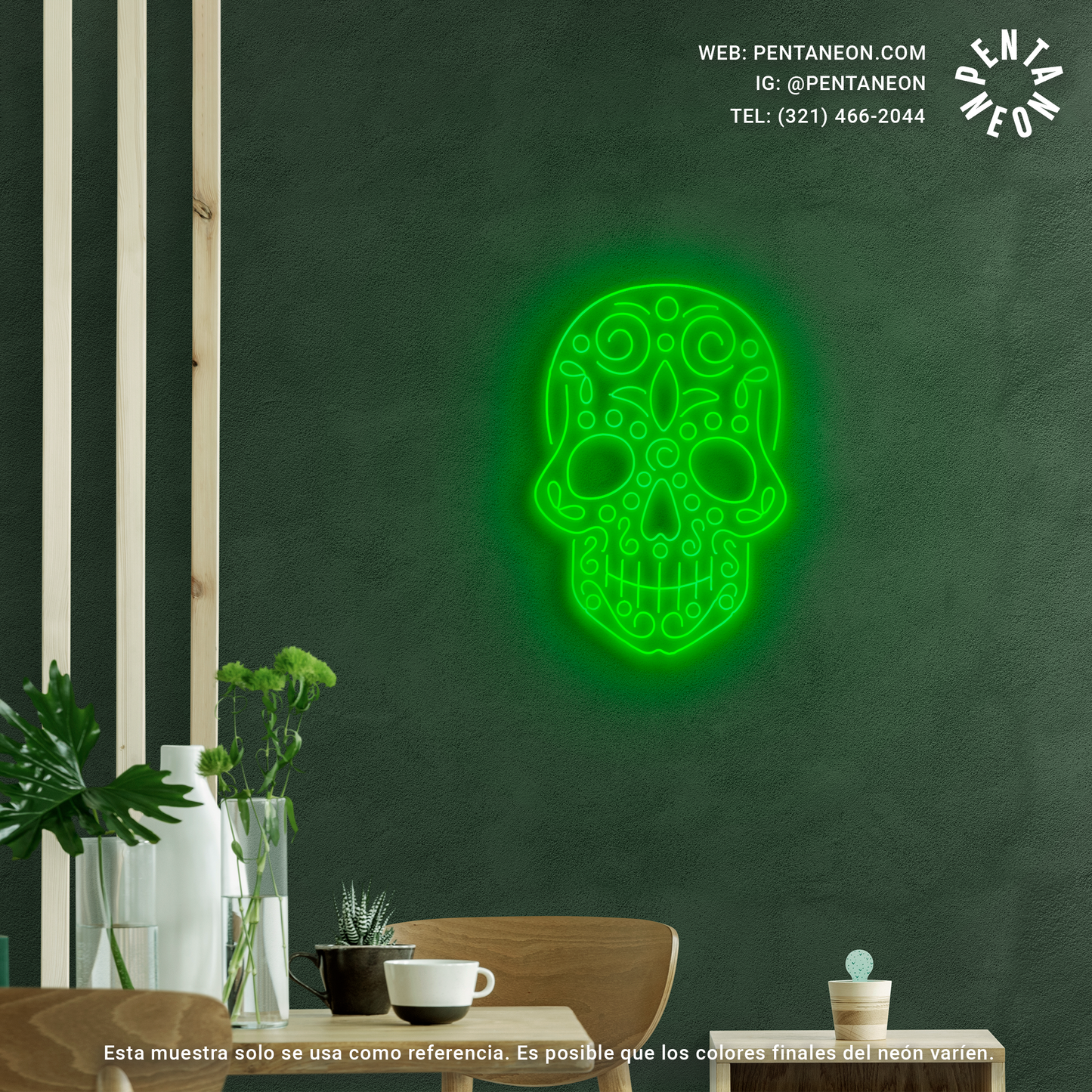 Neón LED Día de muertos