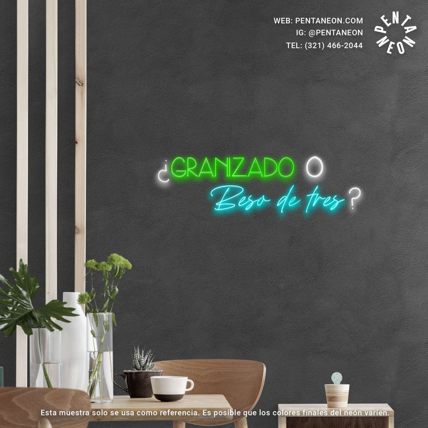 GRANIZADO O BESO DE TRES