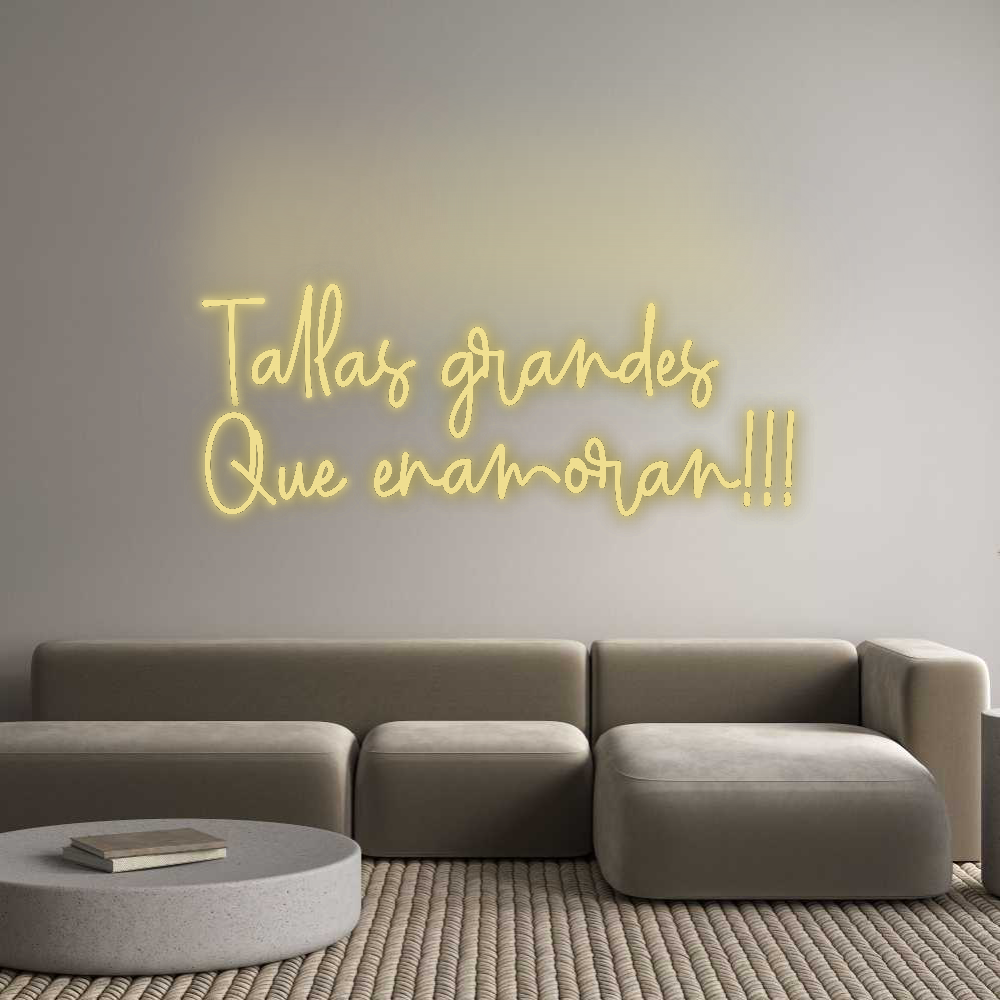 Custom Neon: Tallas grande...