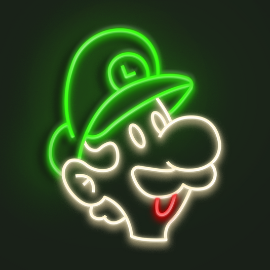 Luigi en Neón LED