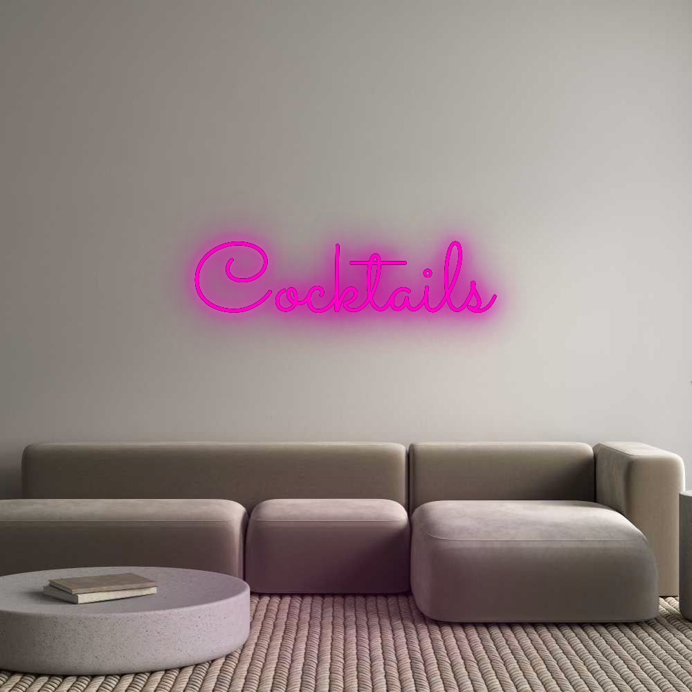 Custom Neon: Cocktails