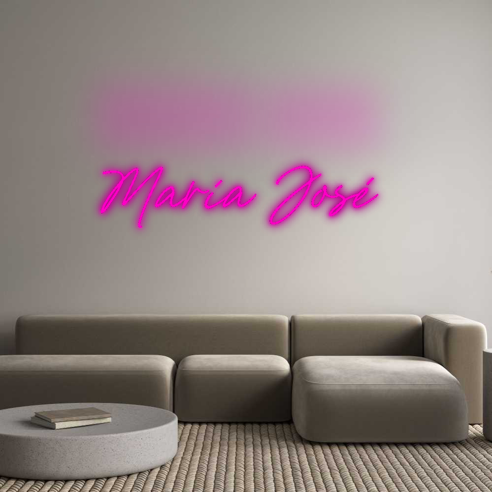 Custom Neon: María José