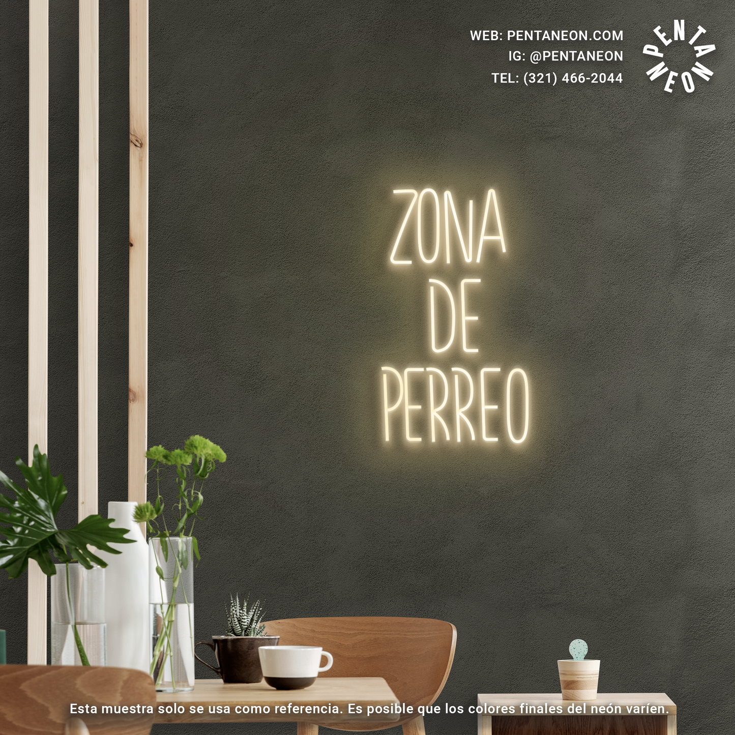 Zona de Perreo en Neón LED