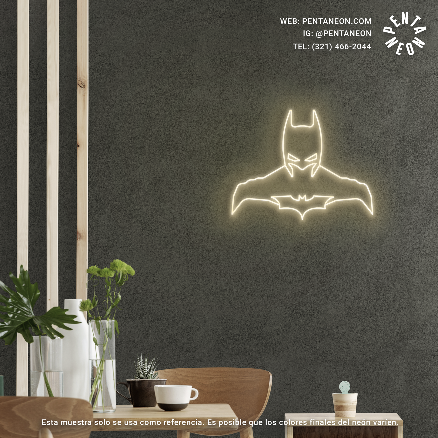 Batman en Neón LED