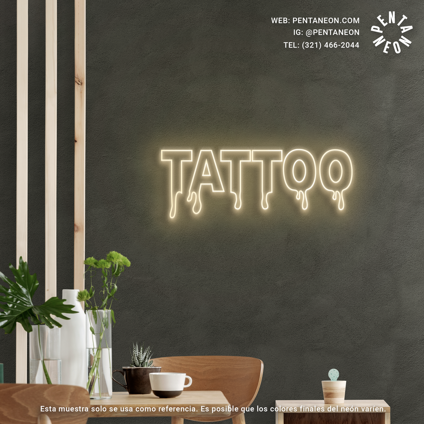 Tattoo en Neón LED