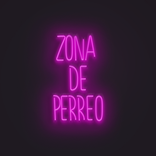 Zona de Perreo en Neón LED