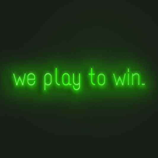 We play to win en Neón LED