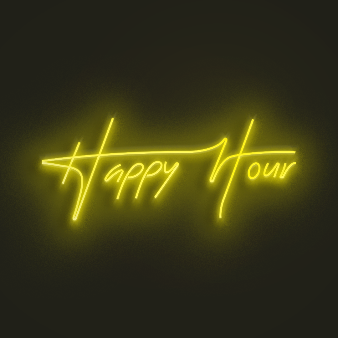 Happy Hour en Neón LED