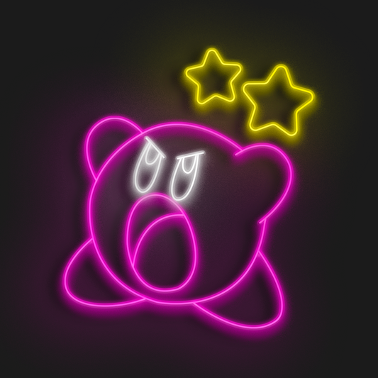 Kirby en Neón LED