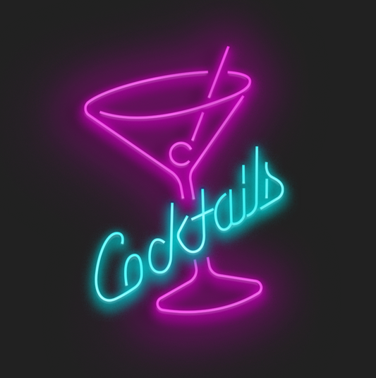 Cocktails en Neón LED