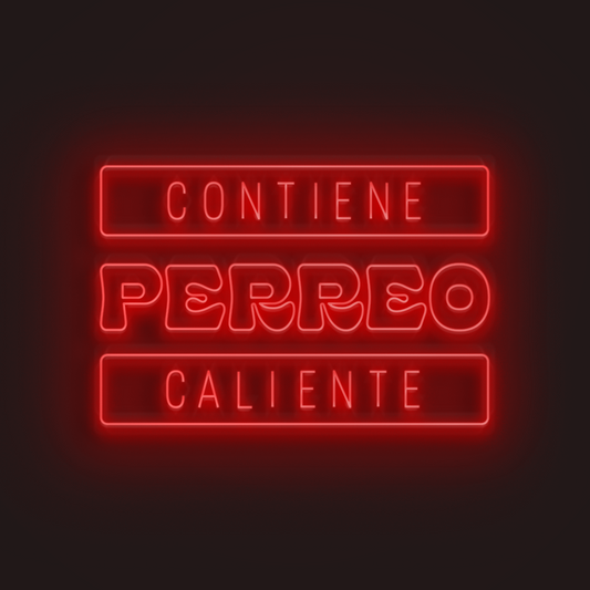 Contiene Perreo Caliente Neón LED