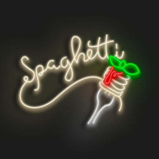 Spaguetti en Neón LED