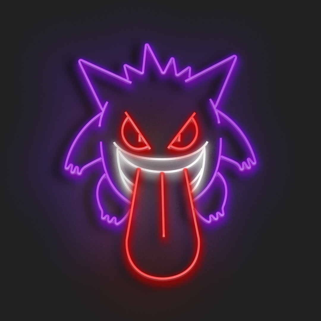 Gengar en Neón LED