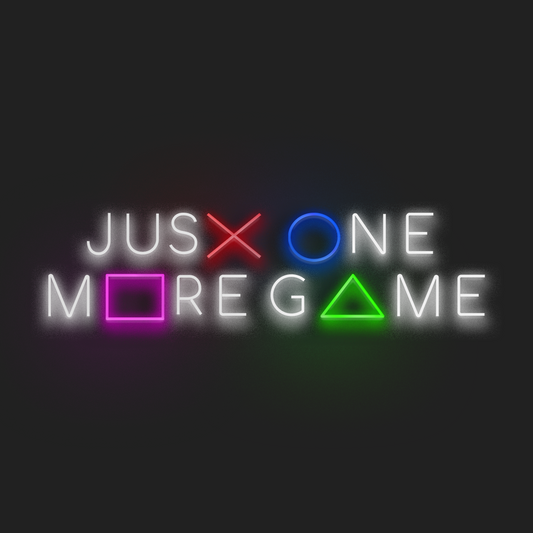 Just one more game en Neón LED