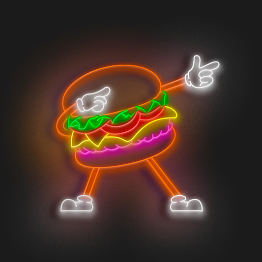 Cool Burgers en Neón LED