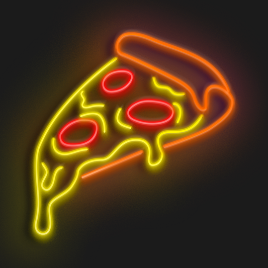 Pizza en Neón LED