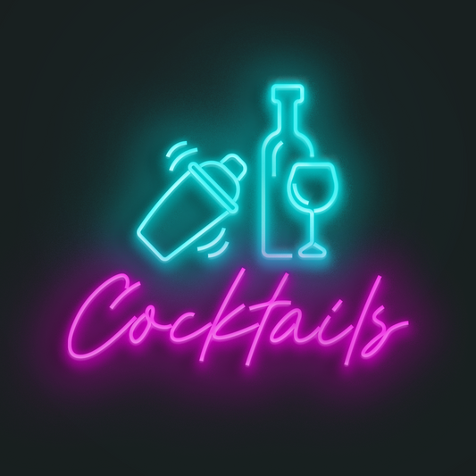 Cocktails en Neón LED