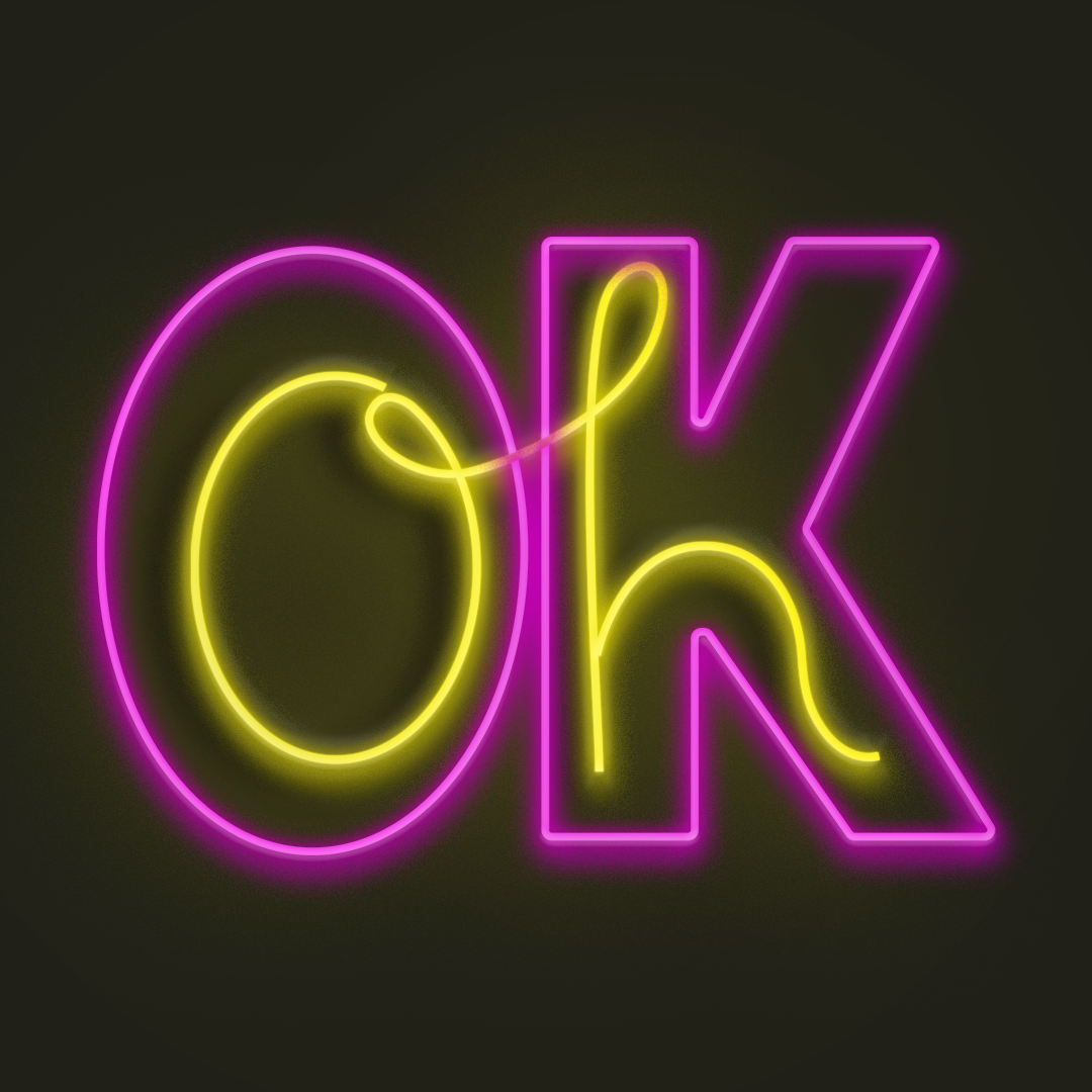 Oh Ok en Neón LED