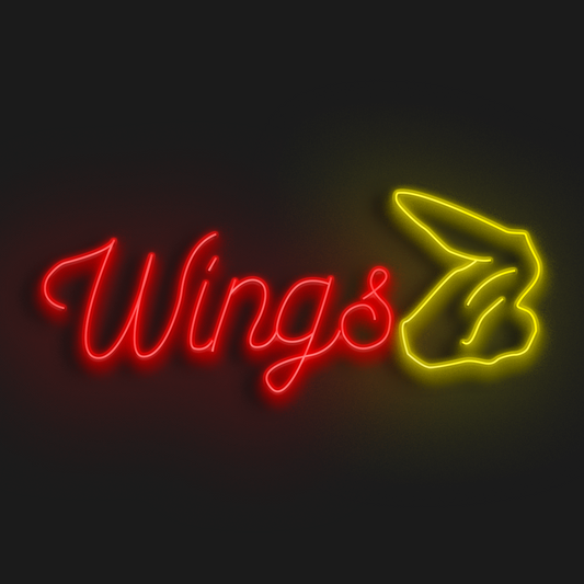 Wings en Neón LED