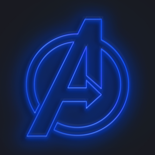 AVENGERS en Neón LED