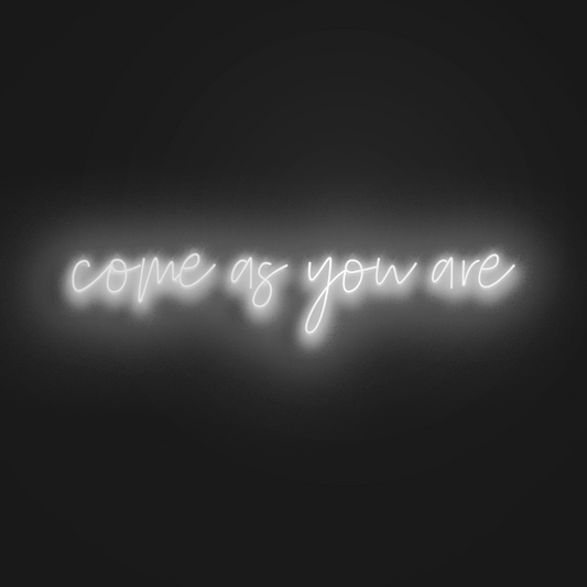 Come as you are en Neón LED