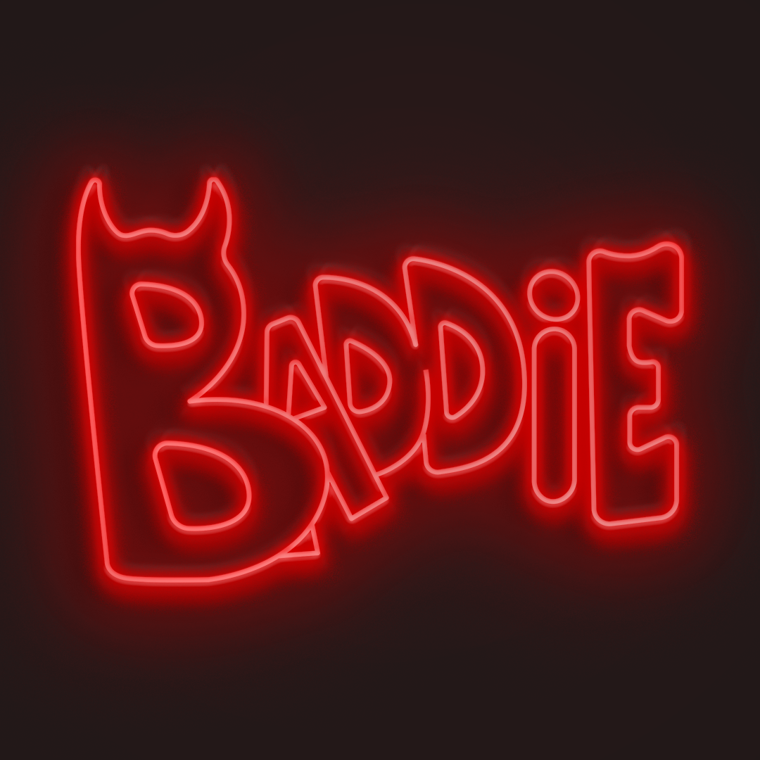 BADDIE en Neón LED