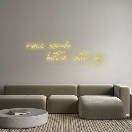 Custom Neon: music sounds
...