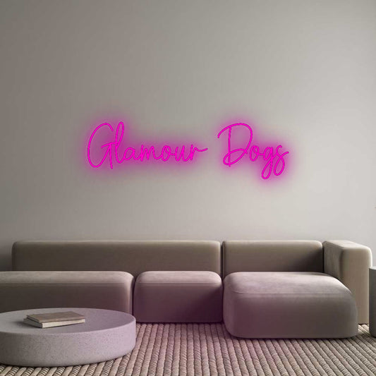 Custom Neon: Glamour Dogs