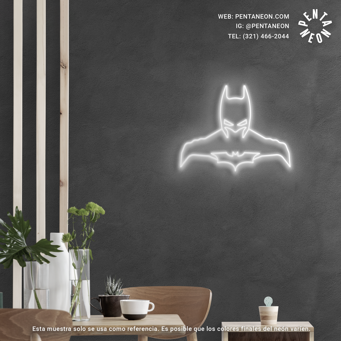 Batman en Neón LED