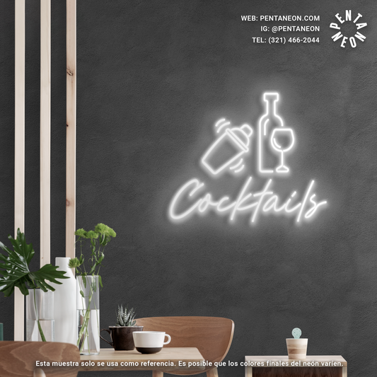 Cocktails en Neón LED