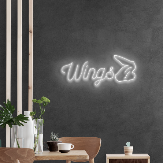 Wings en Neón LED