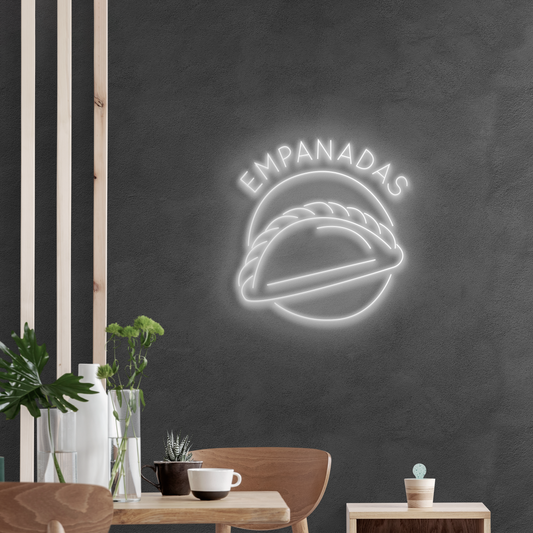 Empanadas en Neón LED