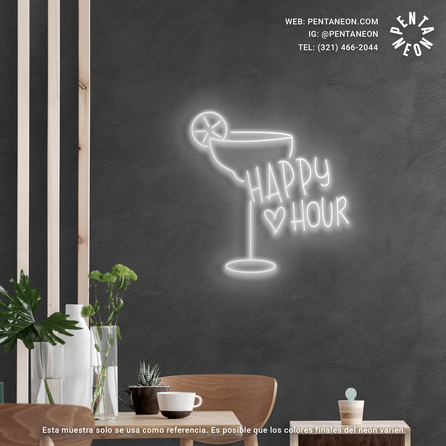 Happy Hour en Neón LED