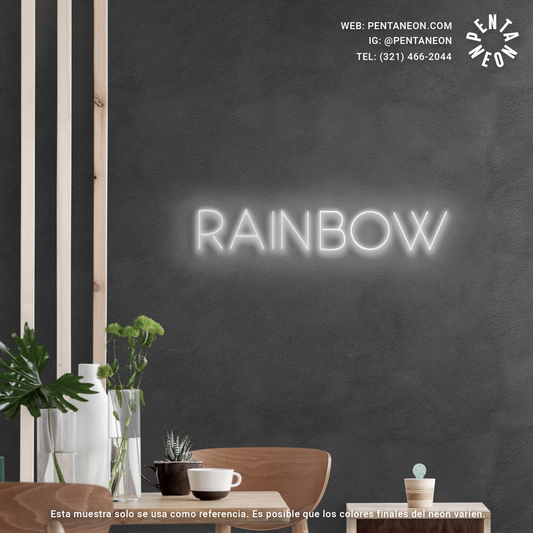 Raimbow en Neón LED