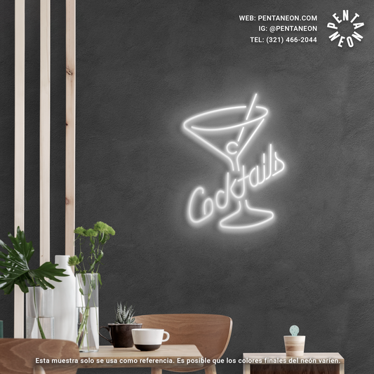 Cocktails en Neón LED