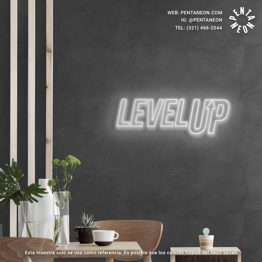 Level Up en Neón LED