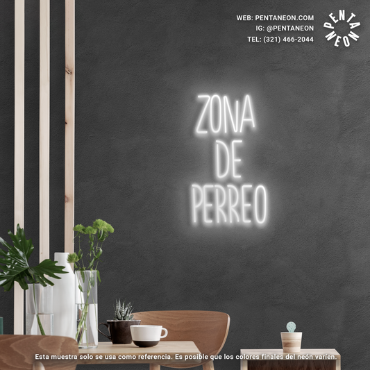 Zona de Perreo en Neón LED