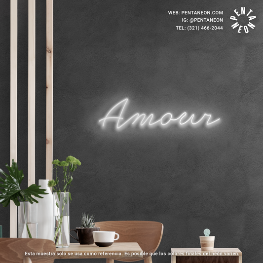 Amour en Neón LED