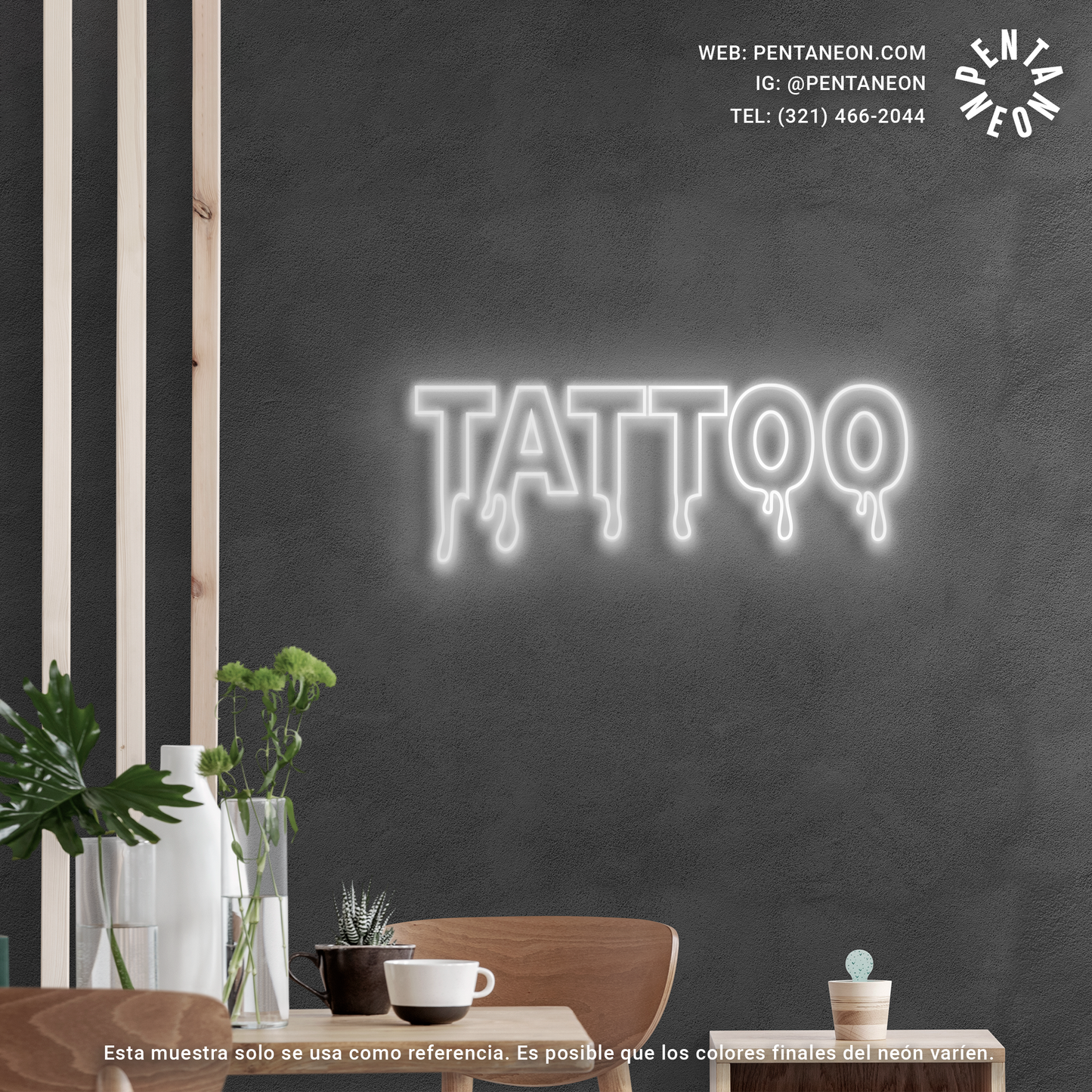 Tattoo en Neón LED