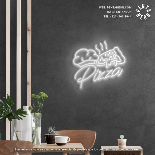 Chef’s Pizza en Neón LED