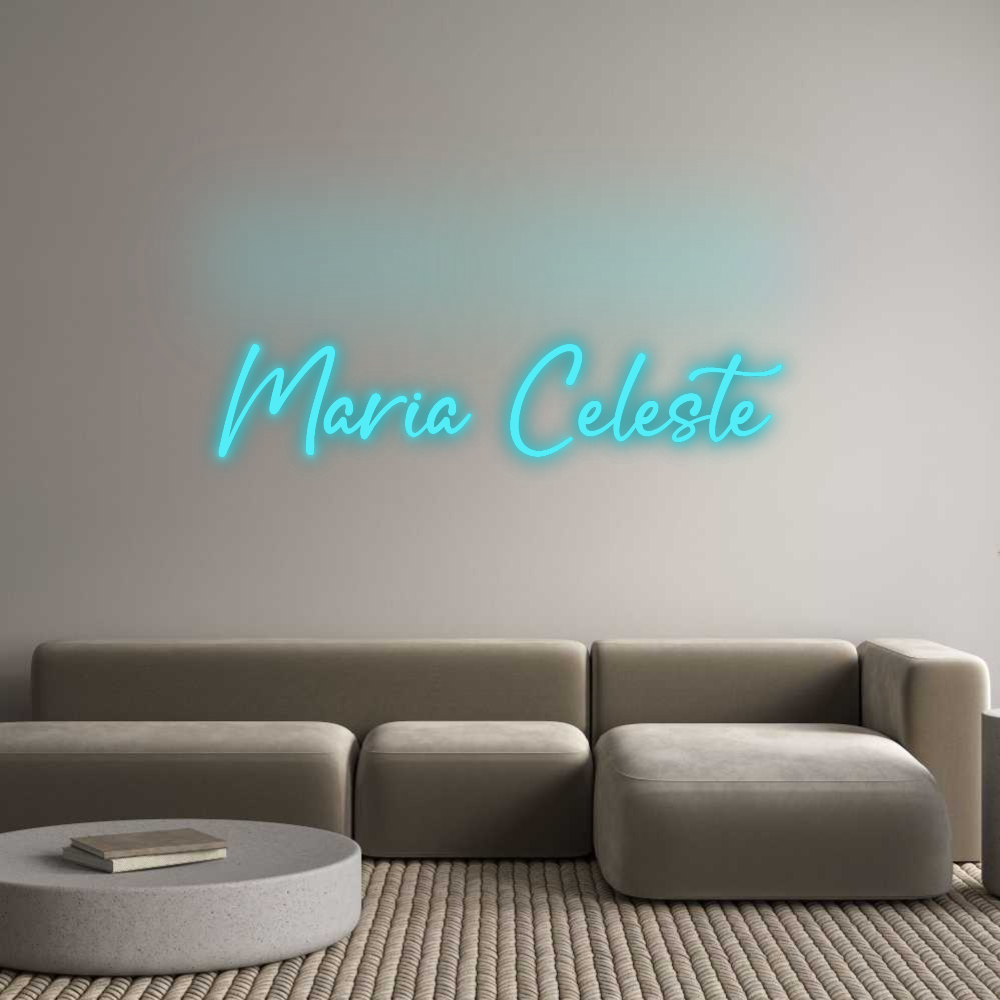 Custom Neon: Maria Celeste