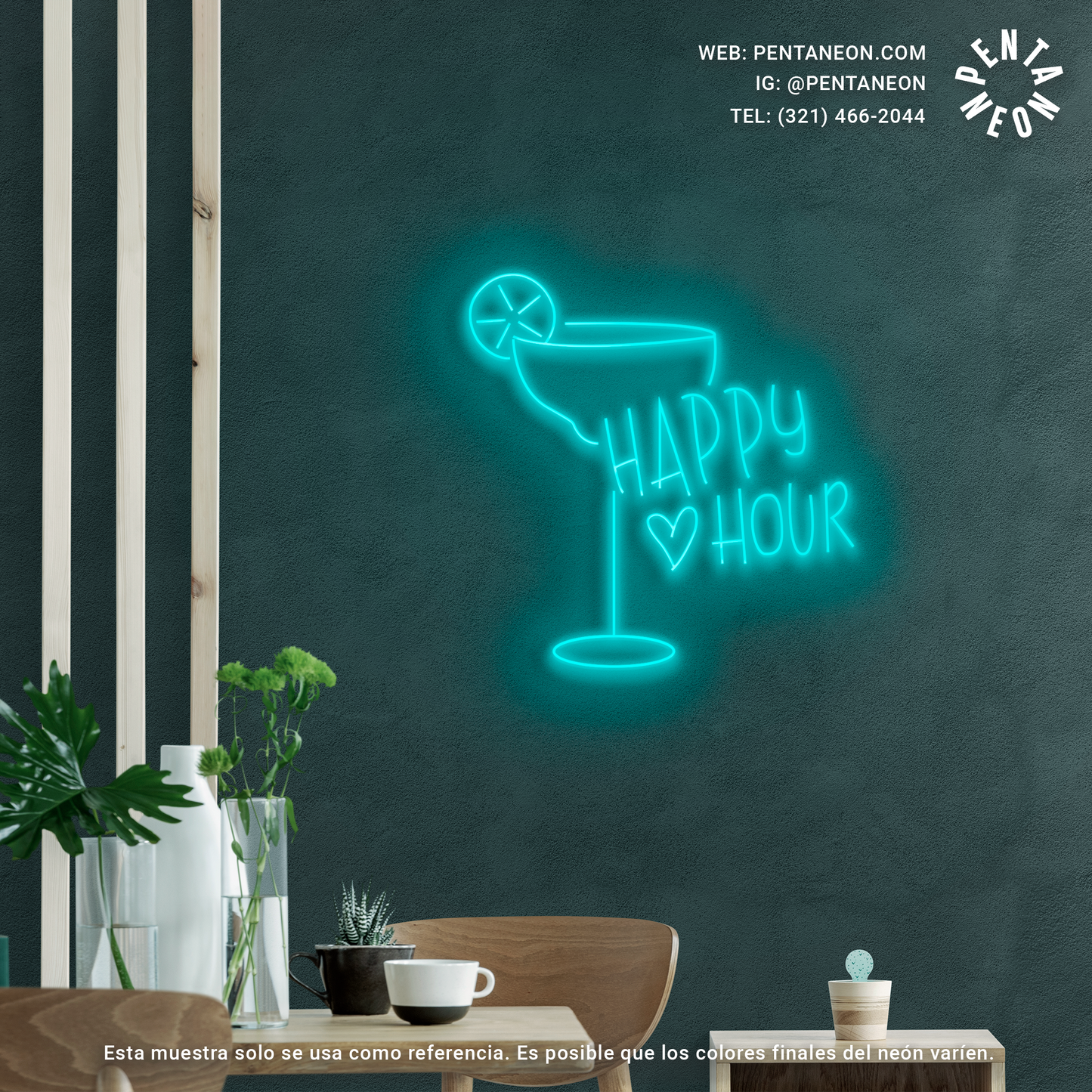 Happy Hour en Neón LED