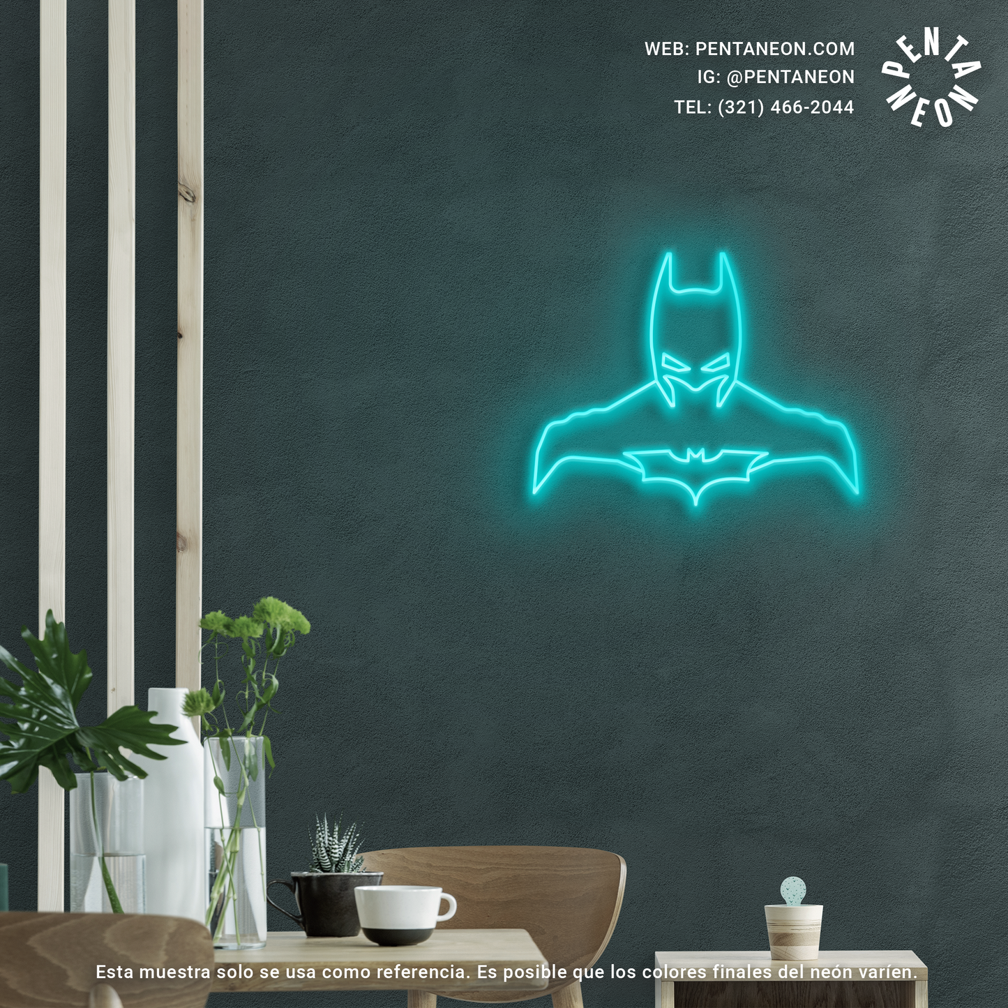 Batman en Neón LED