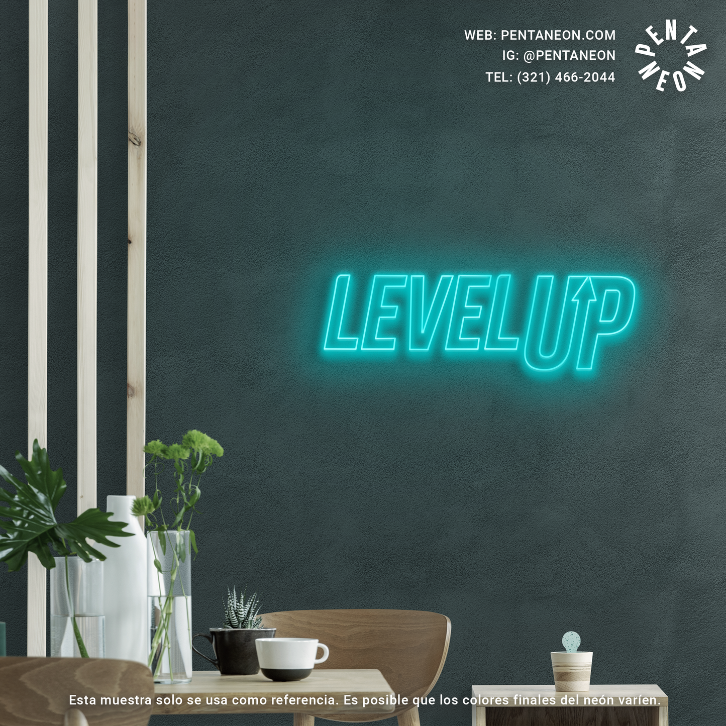 Level Up en Neón LED